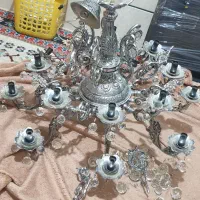 لوستر  جنس برنز|لوستر و چراغ آویز|اصفهان, خانه اصفهان|دیوار