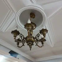 فروش لوستر برنج.|لوستر و چراغ آویز|تهران, دولاب|دیوار