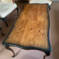 مبلمان چوبی کلاسیک ۷ نفره|مبلمان خانگی و میز عسلی|رشت, چله خانه|دیوار