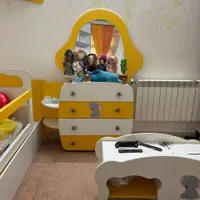سرویس خواب کودک و نوجوان نو با گهوار وامکانات کامل|تخت و صندلی بچه|زاهدان, |دیوار