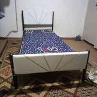 تخت خواب فلزی مدل مروارید|تخت و سرویس خواب|مشهد, رسالت|دیوار