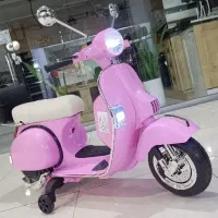 موتور شارژی وسپا پیاجیو کلاسیک باکس دار اصلی صورتی