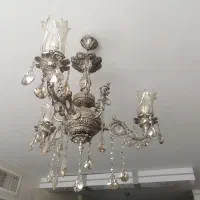 لوستر سه شعله عالی جناب تمیز وسالم 2 میلیون|لوستر و چراغ آویز|مشهد, سیس‌آباد|دیوار