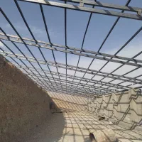 جوشکاری اسکلت و شیروانی  بهمراه نقاشی