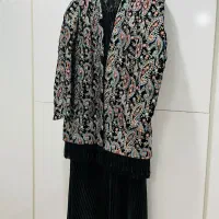 کت و شلوار مجلسی طرح ترمه سوزندوزی