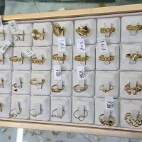 انگشتر طلا خوشگل از نیم گرم