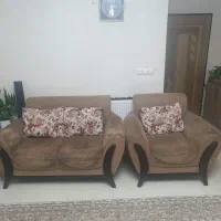 یک دست مبل هفت نفره|مبلمان خانگی و میز عسلی|شاهینشهر, پارک بانک استان|دیوار