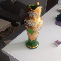 گلدان اصل طلاکوب به علت شکستگی زیر قیمت