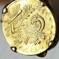 سکه روی انگشتر عتیقه