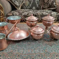 سرویس ظروف مسی و تزئینی صنایع دستی اصفهان|صنایع دستی و سایر لوازم تزئینی|شاهین‌شهر, شهرک هشت بهشت|دیوار