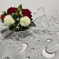 گل مدل دوچرخه ای مصنوعی واقعا خوشگل و تازه