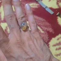 انگشتر عقیق یمن شمایل(شکل سر کبوتر واضح)