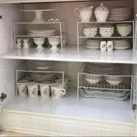 راف نظم دهنده طبقه کابینت آبچکان جاقاشقی|آب‌چکان و نظم‌دهنده ظروف|قم, امامزاده ابراهیم|دیوار