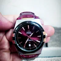 ساعت مچی امگا چرم