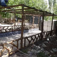 نما طرح سنگ چوب سیمانی الاچیق