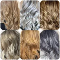 مدل رنگ  مدل لایت مدل امبره مدل مکاپ شنیون بافت