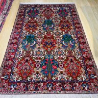 دو تخته فرش بهم بخور بختیاری طرح قاب سماوری|فرش|تهران, سلسبیل شمالی|دیوار