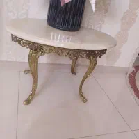 میز تمام برنز قدیمی نو سنگین