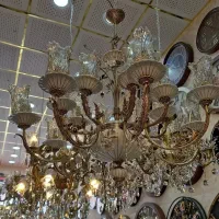 لوستر برنز آنتیک 8شاخه قیمت مناسب
