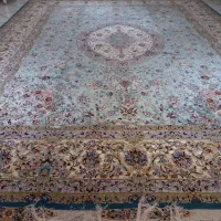 یک جفت فرش تمام ابریشم نوقابل معاوضه باماشین|فرش|اصفهان, نقش جهان|دیوار