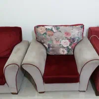 مبل ۷ نفره پارچه ترک دو رو|مبلمان خانگی و میز عسلی|ساری, |دیوار