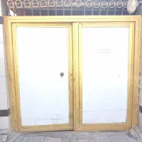 درب دولنگه آهنی درب حیاط