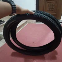 دوعدد لاستیک کندا و یک عدد تیوب کندا سایز ۲۴|دوچرخه، اسکیت، اسکوتر|نوشهر, |دیوار