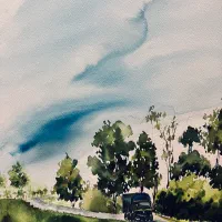 تابلو ابرنگ