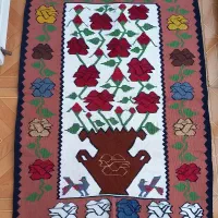 گلیم دست باف نخ اکرولیک
