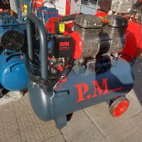 کمپرسور باد ۵۰ لیتری سوپر سایلنت پی ام موتور باد|ماشین‌آلات صنعتی|شیراز, بازار|دیوار
