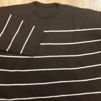 دوتا بلوز بافت راه راه سفید نوی نو