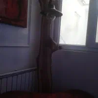 آباژور ایستاده تنه درخت گردو برش خورده|چراغ خواب و آباژور|تهران, المهدی|دیوار