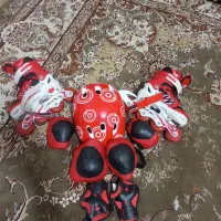 اسکیت با لوازم ایمنی