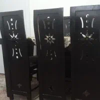 میز ناهار خوری سالم و نو|میز و صندلی غذاخوری|زیرکوه, |دیوار