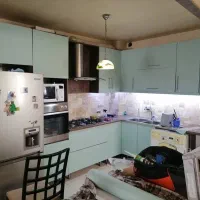 نوسازی کابینت با برچسب های pvc