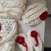 ست دست بافت شیک و زیبا|لباس|تهران, شهمیرزادی|دیوار