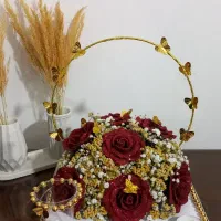 سبد نان عروس و سینی حنا و گیفت و....