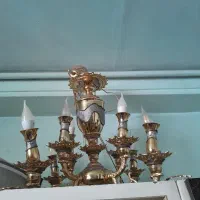 لوستر هشت شاخه جنس برنج سالم