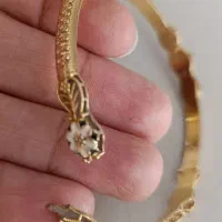 النگو طلای اماراتی ۵ عدد سایز ۲|جواهرات|کبودرآهنگ, |دیوار