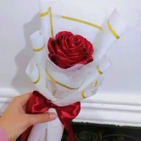 سفارش دسته گل و تک شاخه روبانی مناسب یلدا|گل مصنوعی|برازجان, |دیوار