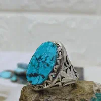 انگشتر فیروزه نیشابور دست ساز