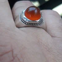 عقیق کهنه تراش دار قطعی