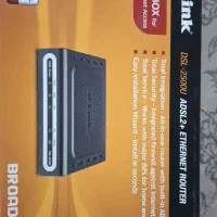 روتر adsl برند D-Link|مودم و تجهیزات شبکه|ری, علایین|دیوار