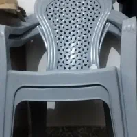 دو عدد صندلی پلاستیکی نو