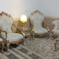 مبل 9نفره سلطنتی|مبلمان خانگی و میز عسلی|فردیس, شهرک شهید حسینی|دیوار