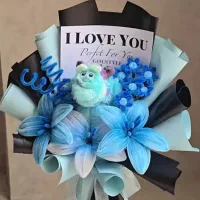 دسته گل ماندگار مناسب انواع مراسم ها و تولد|گل مصنوعی|خرم‌آباد, |دیوار