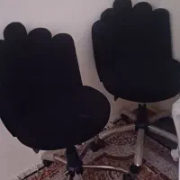 میز ناخن دو عدد صندلی با استند لاک