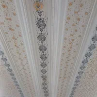 طرح کاغذ دیواری با رنگ و رنگ کاری کامل ساختمان