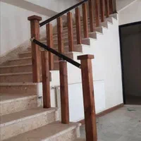 نرده راه پله بالکن پشت پنجره حفاظ استیل چوبی|خدمات پیشه و مهارت|کرمانشاه, |دیوار