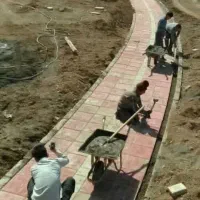 اجرای جدول کفپوش بتن ریزی پیاده رو واش بتن محوطه